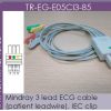 Mindray compatible 3-lead ECG cable (Half cable)