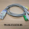 Philips compatible 3-lead ECG cable (Half cable)