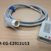 Philips compatible 3-lead ECG connection cable